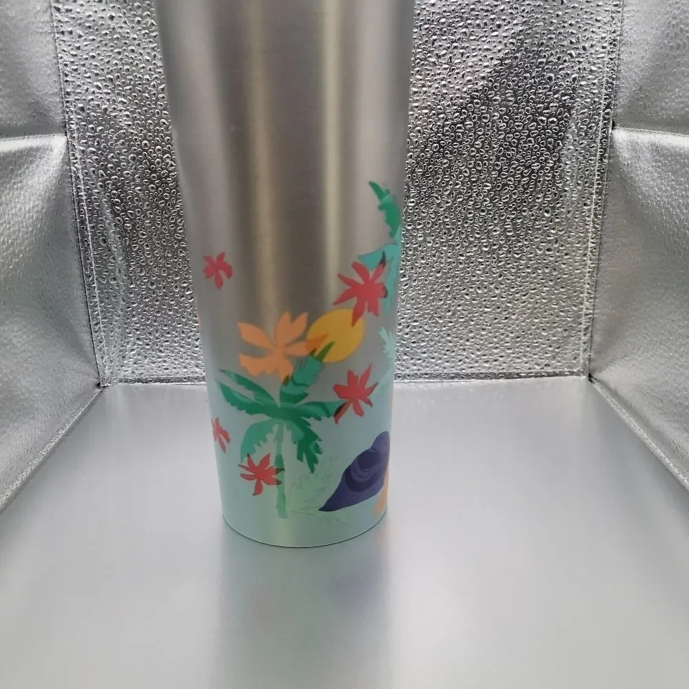 NWT! Starbucks 2020 Desert Palm Gradient Tumbler 24oz Palm Trees Islands Mermaid
